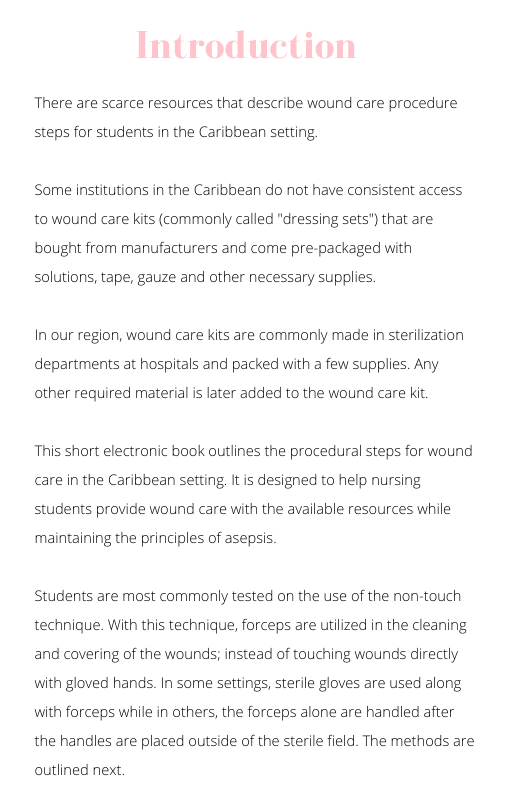 Wound Care Procedure Steps VHSI Nursing Academy